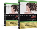 Purvana Max Włosy, Skóra i Nails Witamina - 5000mcg Biotin, Kwas foliowy, DMAE, Wyciąg z nasion winorośli - Jeden dzień Wegan Włosy, Skóra, Nails Support - Promotes Collagen Production - 30 Czapki (Opakowanie 2)