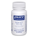 Czyste enkapsulacje NSK- SD - 100 mg Nattokinazy - do normalnego krążenia krwi - wspomaga aktywność fibrynolityczną * - Gluten Free & Non-GMO - 60 kapsułek