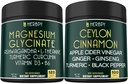 Paleta 6in1 Magnezu Glycinate Supplements & 6in1 Premium Ceylon Cynamon Supplements - Relaks, Resteful Day & Night, Immune, Serce, Trawienie & Wsparcie równowagi ciała
