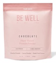 Bądź dobrze przez Kelly Chocolate Plant- Based Protein Powder, Wegan 21G Protein 9G Fiber 1 NetCarb (3 Składniki, 20 Służenia) 9 Amino Acids 3 BCAA No Soy, No Dairy, Stevii-Free No Sugar Dodano 1.85lb 840g