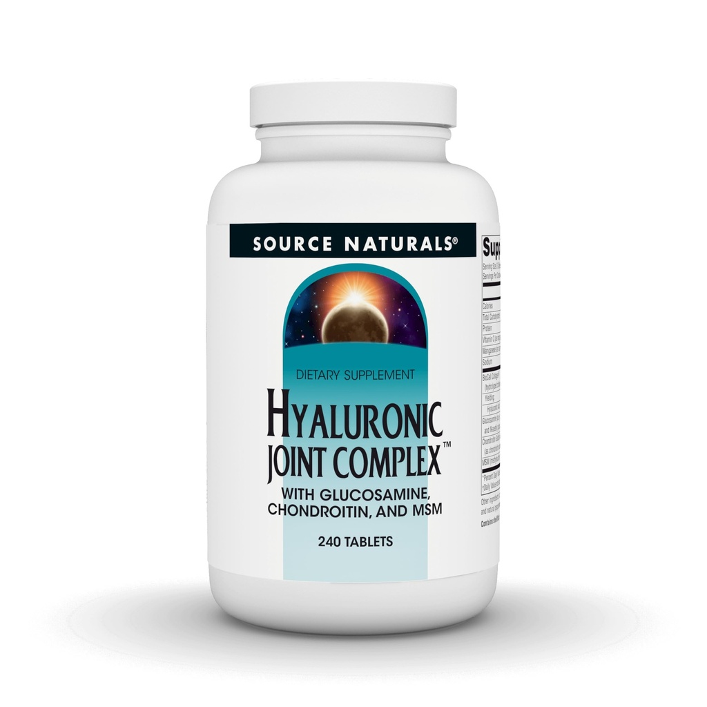 Źródło Naturals Hyaluronic Joint Complex with Glucozamine, Chondroitin & MSM Extra Siła - 240 Tablets