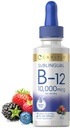 Witamina Carlyle B12 Podjęzykowe krople płynne 124; 10,000mcg 124; 2 fl oz 124; Wegetarianin, Non-GMO, Gluten Free