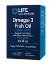 Przedłużenie życia Omega-3 Ryby Gummy Bites, EPA DHA Kwasy tłuszczowe, Wysokiej dawki EPA DHA Wsparcie w pysznej postaci do żucia, Non-GMO, Gluten Free, 36 Gummy Bites
