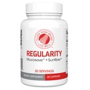 Silver Fern Regularity Digestive Supplement Capsules Brand - 1 Butelka = 30 Kapsułki = 30 Day Supply - Mucosave FG (Polisacharydy gruszkowe i oliwkowe polifenole) & SunFiber