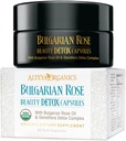 Alteya Organics Rose Beauty Detox Kapsułki - USDA Certified Organic z bułgarskim Rose Oil i Oenothera Detox Complex - 30 Służenia
