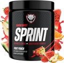 6AM Run Sprint - Wstępny trening proszku do natychmiastowej energii Boost dla cardio i Focus - No Jitters, Wysoka energia Formuła kondycjonująca - Wszystkie naturalne, Keto, Wegan (Owoce Punch, Pełna butelka)