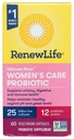 Renew Life Women 's Probiotic Kapsułki, Wspiera pH Równowaga dla kobiet, Waginalne, Urynalne, Trawienne i Immune Health, L. Rhamnosus GG, Dairy, Soy i Gluten- Free, 25 Miliard CFU - 60 Ct