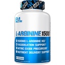 Evlution Nutrition Acid Oxide Booster L- Arginine Supplement - Wysokiej mocy Acid Oxide Supplement with 1500mg L Arginine HCL for Enhanced Pomps Energy Muscle Growth and Vascularity NO Booster
