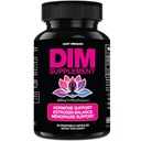 Suplement DIM 300 mg - Hormon Równowaga dla kobiet, Estrogen 124; Estrogen Suplement dla kobiet z gorącymi błyskami i nocnymi potami 124; Pomoc w objawach menopauzy, Estrogen i estrogen. kapsułki