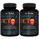 Research Labs 15 Day Colon Cleanse & Detox for Less Bloat Flat Tummy w / Probiotyki - 2 Fer 1 - Zaparcia Relief - Flushes Toxins, Wzmacnia energię. Klinicznie zbadane Bezpieczna i skuteczna formuła