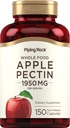 Piping Rock Apple Pectin kapsułki 124; 1950 mg 124; 150 tabletek 124; Suplement diety 124; Non-GMO, Gluten Free