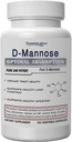 Superior Labs D- Mannose 500 mg, Pure Non-GMO Optimal Absorption Prebiotic, Trakt moczowy, Bladder & Nerki UTI Wsparcie, Digestive & Liver Health Aid, IC Relief for Women & Men, 120 Veg Caps