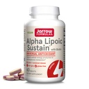 Jarrow Alpha Lipoic Sustain z biotyną, 300 mg Alpha Lipoic Acid, Uniwersalny przeciwutleniacz, Suplement diety, 60 Wegańskich tabletek, Do 60 Day Supply