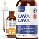 Rejuvica Health Kava Kava Kava Root Extract Supplement - Active Kava Kava - Pothent Relaxation & Calm - Liquid Extract - Piper Methysticum - Noble Variety - Natural Occurring Kavalactones - 48 Servings