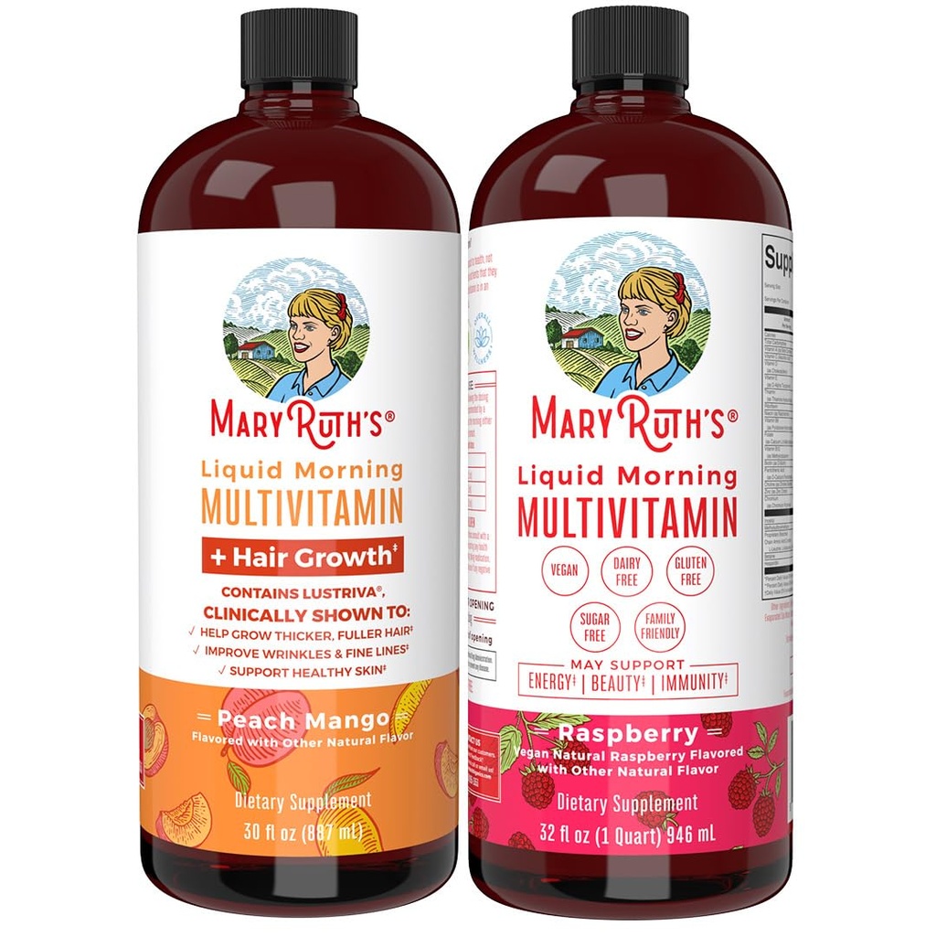 MaryRuth Organics Morning Multivitamin Włosy Pas wzrostu