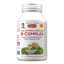 ANDREW LESSMAN wysoki potencjał B- Complex 60 Kapsułki - z wysokimi poziomami kompleksu foliowego i Biotin, Promotuje wzrost komórkowy, Energia, Immune Function, Detoksykacji, Metabolizm tłuszczu i więcej