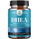 DHEA Supplement for Women & Men - Pure DHEA 50mg for Hormon Balance, Poprawia stabilność nastroju, Funkcję mózgu, System immunologiczny, Energia i płodność - Kapsułki dehydroepiandrosteronu dla dorosłych - 60 Ct