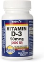 Podstawowe witaminy Naturalna witamina D-3 2000 j. m. - 200 tabletek powlekanych