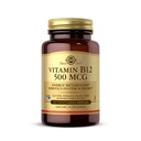 Solgar Witamina B12 500 µg - 100 Kapsułki roślinne - Energia Metabolizm i Wsparcie układu nerwowego - Non-GMO, Wegan, Gluten & Dairy Free, Kosher, Halal - 100 Sług