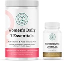 Witalność żeńska - 7 Mushroom Complex & Women 's Daily 7 Essentials for Complete Wellness