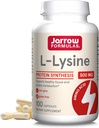 Jarrow Fixas L- Lysine 500 mg, Suplement diety, Amino Acid for Protein Syntesis and Healthy Tisk Support, 100 kapsułki, 100 Day Supply