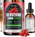 Berberine HCL Liquid Drops - 1500 mg Wysokochłonne Berberyjskie płynne Dropy - Berberine Veggie Suplement dla immunologicznego, systemu trawienia i wsparcia zdrowia serca, Strawberry Flavor- 2 FL Oz