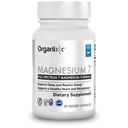 Suplement Magnezu organixx, Kapsułki magnezu naturalnego do wspomagania snu, Odzysk mięśni, z witaminą B6 i cytrynian manganu i glicynian, Wysoka Absorpcja, Wegan, Nie GMO (30 Count)