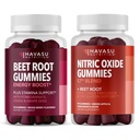 HAVASU NUTRITION Gummeje tlenku azotu z L- argininą i korzeniem buraczanym (1 Miesiąc Dostawy) i Gummeje buraczane z COQ10 i Granatem (1 Miesiąc Dostawy)