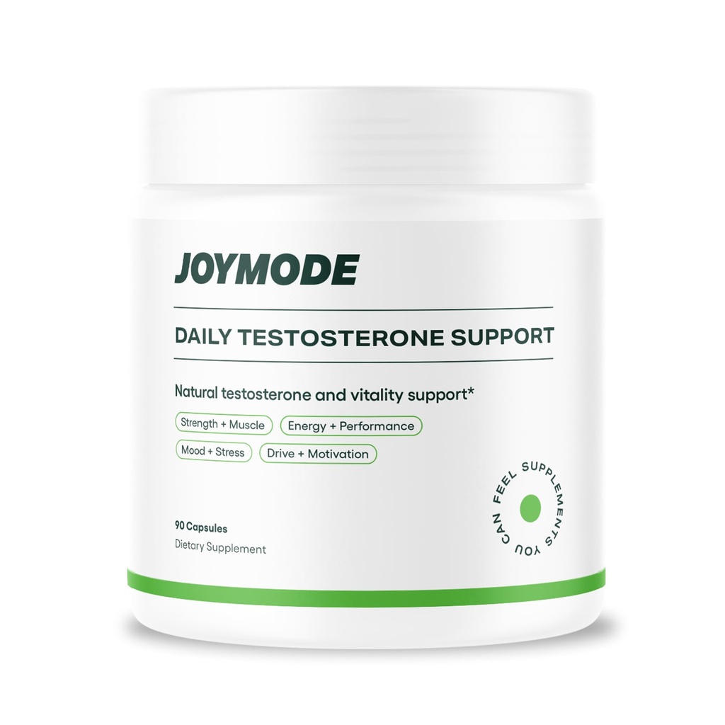 JOYMODE Testosteron Support Complex (180ct) - Natural Supplement for Men w / Ashwagandha, DIM, Magnez, Cynk & Boron - Opakowanie 2