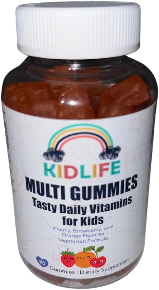 KJ3 Essentials KIDLIFE Daily Gummies- Witaminy dla dzieci 90 Hrabia Wegan. Wsparcie immunologiczne. Miękkie i smaczne