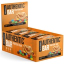 Jacked Factory Authentic Bar Peanut Butter Candy Protein Bars - Tasty Meal Replacement Energy Bars w/ 16g Whey Protein Isolate, Natural Sugars from Pure Honey, Healthy Fat - 12 Pack