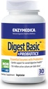 Enzymedica - Digest Basic + Probiotyka, Enzymy fermentacyjne z Probiotykami, 30 Kapsułki FFP