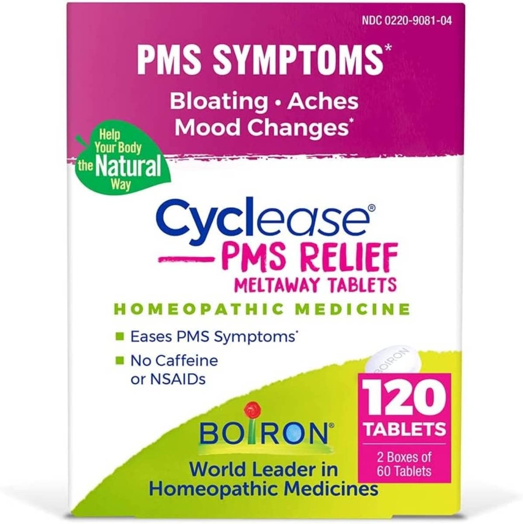 Boiron Cyclease PMS Twin Pack, 120 tabletek