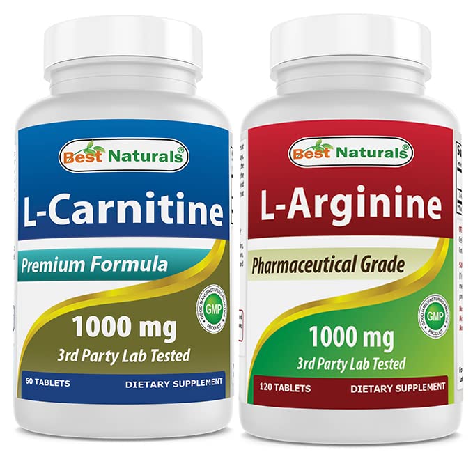 Najlepsi przyrodnicy L- Carnitine 1000mg i L- Arginina 1000 mg