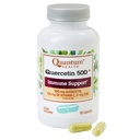 Quantum Health Quercetin + 500mg mocny suplement wsparcia immunologicznego z cynku 11 mg i witaminą C 100 mg - Sezonowy boost odporności, Zdrowie układu oddechowego i zespół wsparcia dla kobiet i mężczyzn - 90 Kapsułki