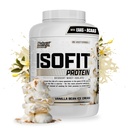 Nutrex Badania IsoFit białka serwatki w proszku Instantised 100% Izolat białka serwatki (70 Służenia, Wanilia Fasola lody)
