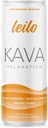 LEILO Yellow 124; Kava powered Sparkling Relaxation Drink Yellow 124; Tangerine Mango 12- Pack - Non- ALC Calming Beverage Yellow 124; 12 fl oz Cans (Pack of 12) Yellow 124; Packaging May Vary