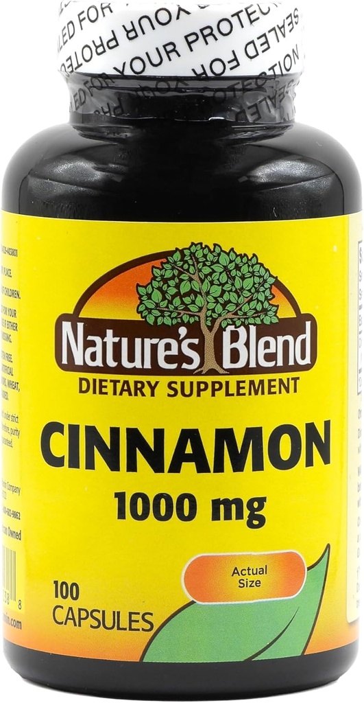 Mieszanka naturalna Cynamon 1000 mg 100 Czapki