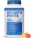 SmartPants Multivitamin dla mężczyzn, kobiet i dzieci: Witamina Gummies z Omega 3 Fish Oil (EPA / DHA), Metylfolat, Witamina D3, C, Witamina B12, B6, Witamina A, K & Zinc, 200 Count (30 Day Supply)