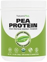 Natury Plus Organic Pea Protein - 1.1 lbs, Wegański proszek do picia - Proszek o wysokiej energii protein, Głodowy Suppressant, Muscle Builder, Promotes Heart Health - Nie-GMO, Wegetarianin, Gluten- Free - 25 Servings