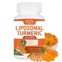 2200mg Liposomalna kurkumina Kurkumina Suplement z Black Pepper & Ginger Enhanced Absorption - 95% Curcumin Extract for Joint Support 60 Kapsułki