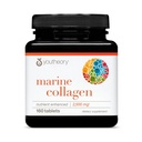 Yoytheory Marine Collagen Tablets - 2500 mg Fish- Sourced Collagen Peptides- with Vitamin A, C, E, B6 & B12 - Supports Joint & Nail Health * - Highly Absorbable - 160 Tablets (32- Day Supply)