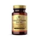Solgar Reduced L- Glutathione 250 mg - 30 Kapsułki wegetatywne - Wsparcie przeciwutleniacze - Non-GMO, Wegan, Gluten Free, mleczne Free, Kosher - 30 Służenie