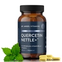 Mt. Angel Vitamins Quercetin Nettle + - Wspiera Alergia Wellness & Sinus Health, Featuring Quercetin z Bromelain, Wykonane dla sezonowego Well- Being, cGMP Certified, Made in USA, 60 Tablets