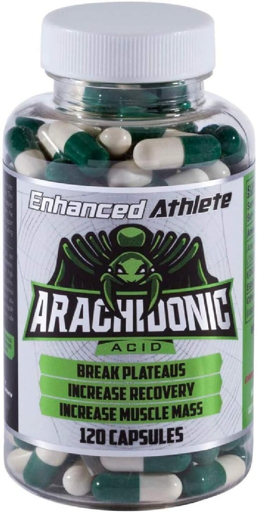Ulepszony Athlete - Arachidonic Acid Supplement - Supplement Muscle and Strength for Engher Muscle Mass & Improved Recovery for Men & Women (120 kapsułki)
