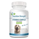 Witamina E dla psów, Promowanie zdrowia sercowo-naczyniowego, Membrany komórkowe wsparcia, Witamina E Kompleks do wzmocnienia systemu immunologicznego psa Plus Cynk, Selen, Folate, Olej łososiowy, 120 Tabletki do żucia