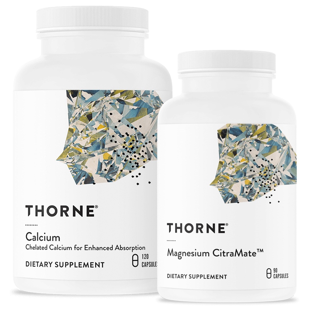 CRONE - Bone Health Bundle - Diwapniowy jabłczan i Magnezu CitraMate - 90 do 120 Służb