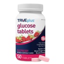 TruEplus ® Tabletki glukozy, Malina Flavor - 50ct