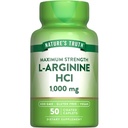 Nature 's Truth L- Arginine HCL 1000mg XI124; 50 Cappets XI124; Essential Amino Acid Supplement XI124; Vegan, Non-GMO & Gluten